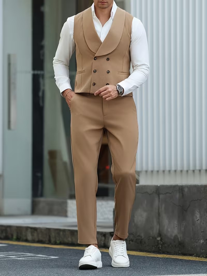 Men’s Tailored Vest & Trousers Set